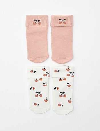 Lot de 2 paires de chaussettes naissances
