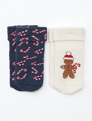 Lot de 2 paires de chaussettes naissances