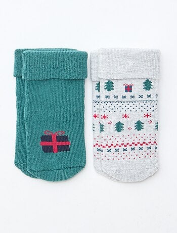 Lot de 2 paires de chaussettes naissances