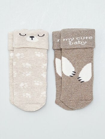 Lot de 2 paires de chaussettes naissances