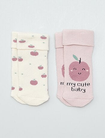 Lot de 2 paires de chaussettes naissances