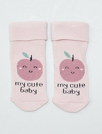 Lot de 2 paires de chaussettes naissances