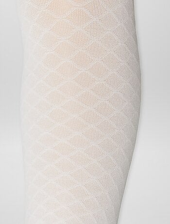 Lot de 2 paires de collants légers fantaisie