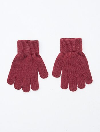 Lot de 2 paires de gants en maille