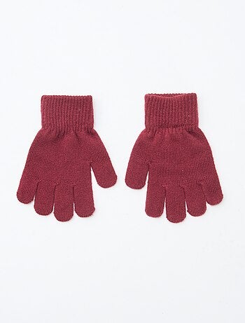 Lot de 2 paires de gants en maille