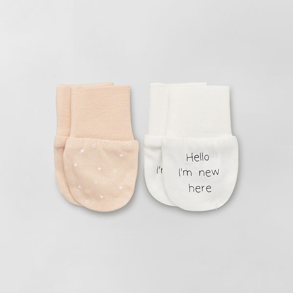 Lot De 2 Paires De Moufles Bebe Garcon Rose Kiabi 3 00