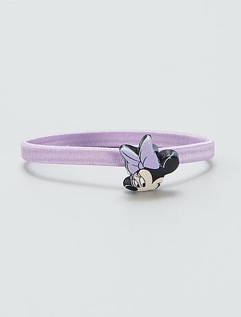 Lot de 2 pinces crabe + 2 élastiques 'Minnie & Mickey' 'Disney'