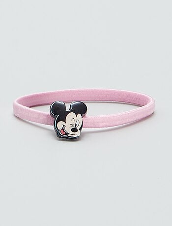 Lot de 2 pinces crabe + 2 élastiques 'Minnie & Mickey' 'Disney'
