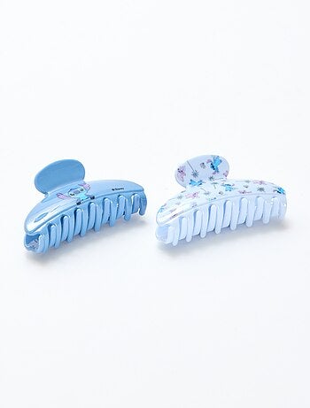 Lot de 2 pinces crabe 'Stitch'