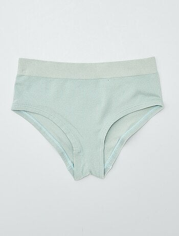 Lot de 2 shorties côtelés