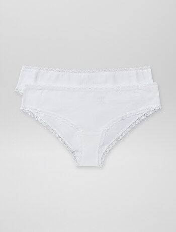 Lot de 2 shorties coton