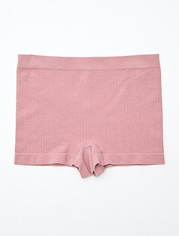 Lot de 2 shorties en maille côtelée