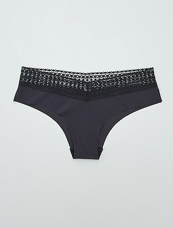 Lot de 2 shorty avec dentelle