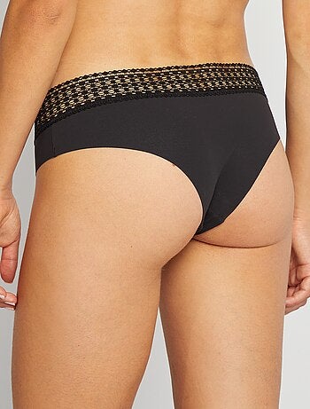 Lot de 2 shorty avec dentelle