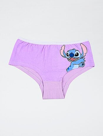 Lot de 2 shortys 'Disney' 'Stitch' en coton