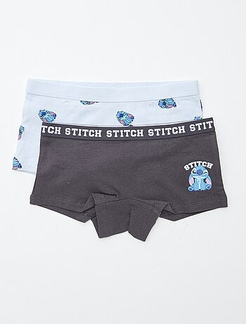 Lot de 2 shortys 'Stitch'