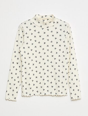 Lot de 2 sous-pull côtelés