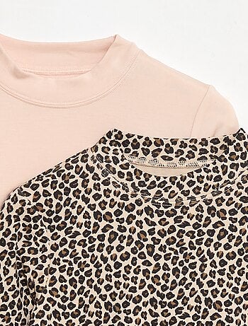 Lot de 2 t-shirt col roulé