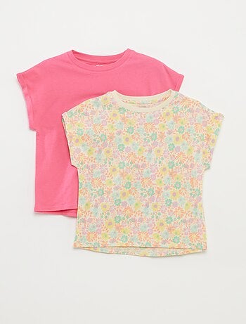 Lot de 2 t-shirts en coton