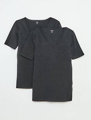 Lot de 2 t-shirts sous-vêtements