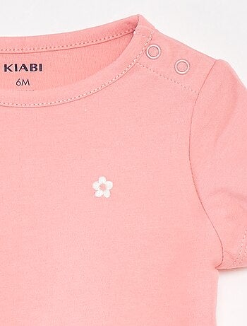 Lot de 2 t-shirts unis