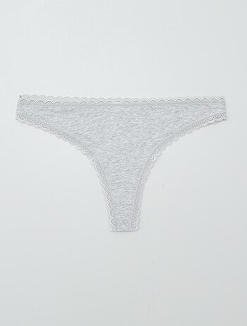 Lot de 2 tangas en coton