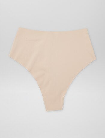 Lot de 2 tangas invisible à taille haute