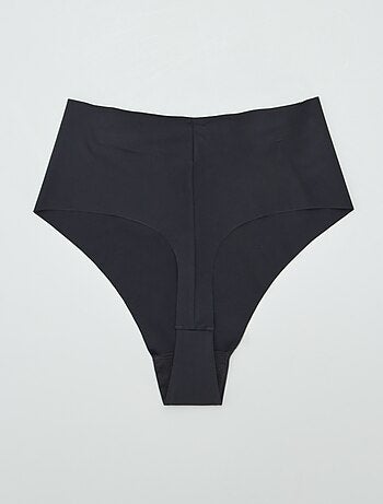 Lot de 2 tangas invisible à taille haute