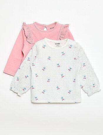 Lot de 2 tee-shirts imprimés