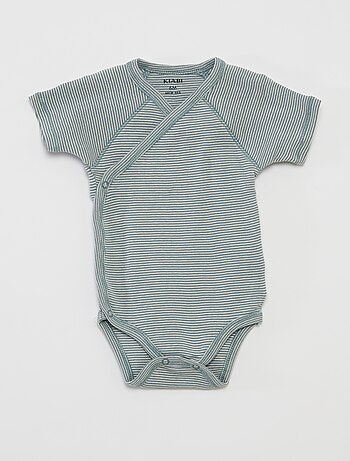 Lot de 3 bodies avec col croisé