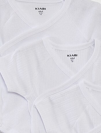 Lot de 3 bodies côtelés