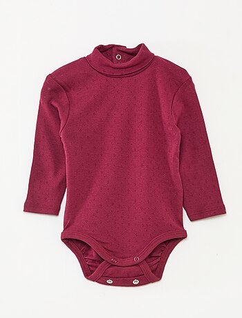 Lot de 3 bodies évolutifs en maille pointelle
