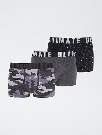 Lot de 3 boxers fantaisie