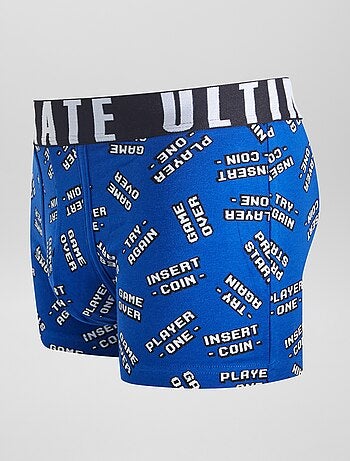 Lot de 3 boxers fantaisie