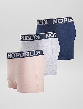 Lot de 3 boxers 'No Publik'