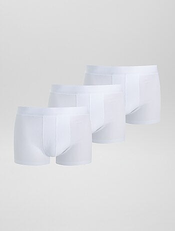 Lot de 3 boxers unis