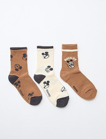 Lot de 3 chaussettes fantaisies 'Mickey'