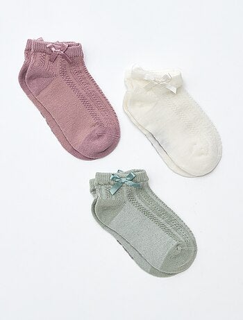 Lot de 3 chaussettes fantaisies