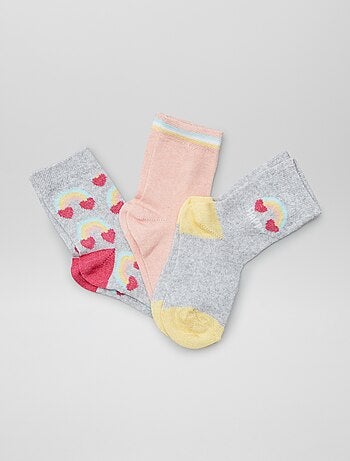Lot de 3 chaussettes hautes