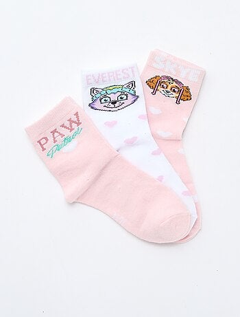 Lot de 3 chaussettes 'Pat'patrouille'