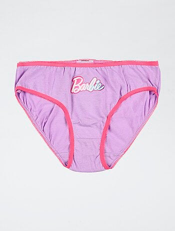 Lot de 3 culottes 'Barbie' en coton