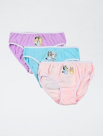 Lot de 3 culottes 'Bluey' en coton