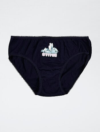 Lot de 3 culottes 'Disney' 'Stitch' en coton