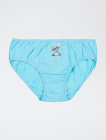 Lot de 3 culottes 'Disney' 'Stitch' en coton