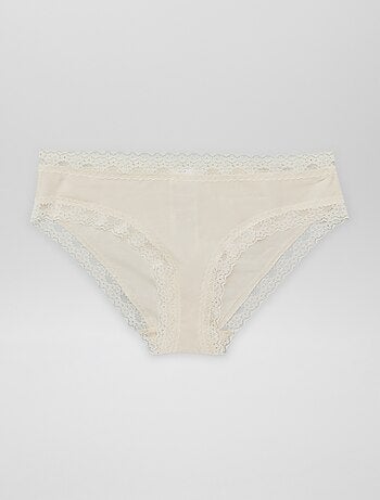 Lot de 3 culottes en dentelle