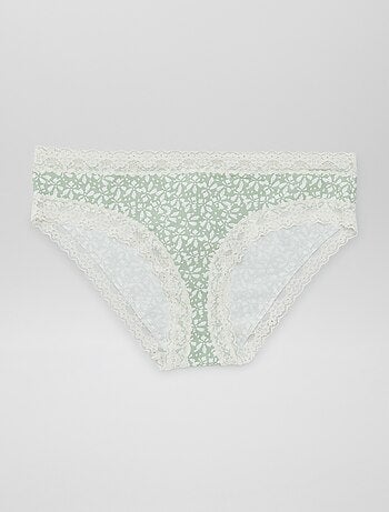 Lot de 3 culottes en dentelle