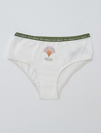 Lot de 3 culottes imprimé 'Petit Béguin'