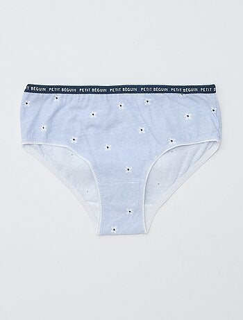 Lot de 3 culottes imprimé 'Petit Béguin'