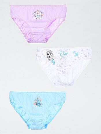 Lot de 3 culottes 'Reine des neiges'