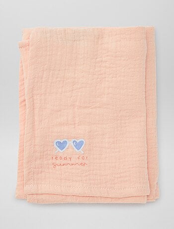 Lot de 3 langes - 2 de 60 x 60 et 1 de 100 x 120 cm